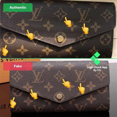 louis vuitton wallet box real vs fake|Louis Vuitton wallet original price.